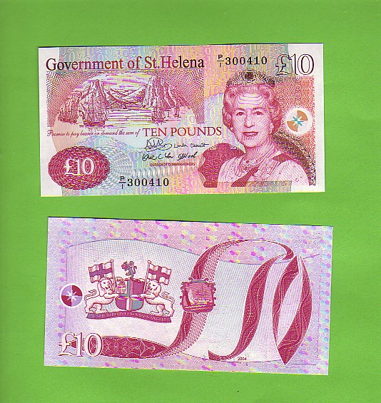 ST HELENA - £10 Banknote as Scan