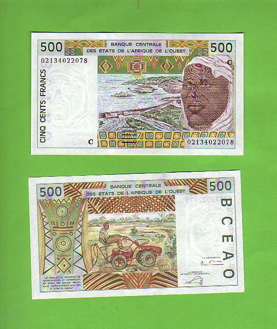 BURKINA FASO - 500 Fcfa/Dam and Farmer