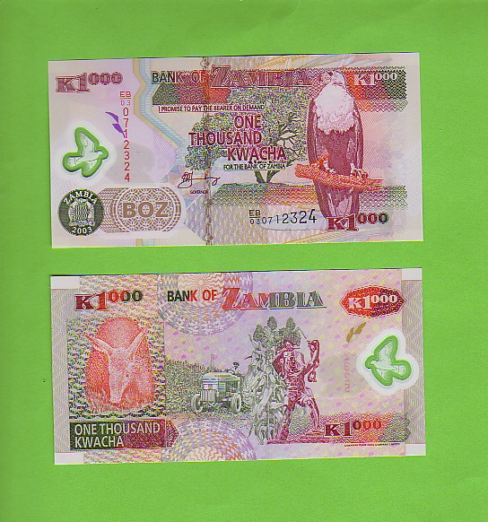 ZAMBIA - 2003/K1000/Fish Eagle
