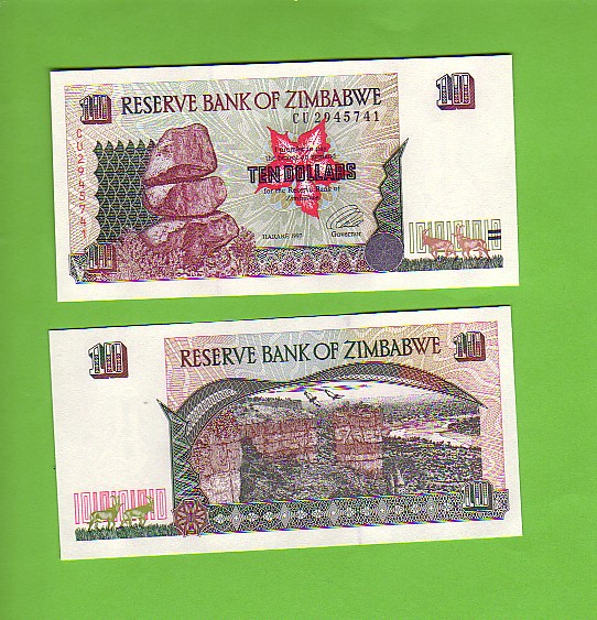 ZIMBABWE - 1997/$10/Zambezi River