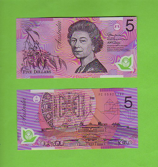 AUSTRALIA - $5/Queen Elizabeth II