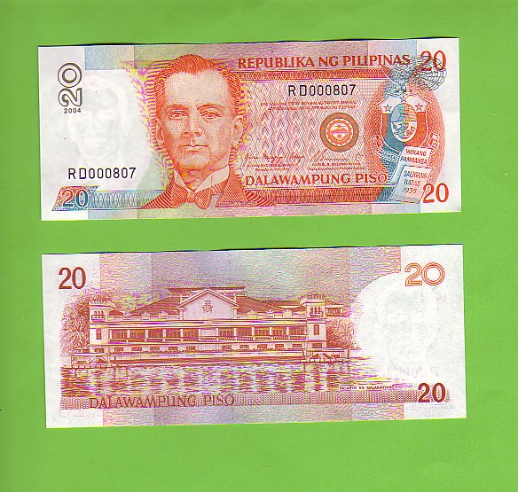 PHILIPPINES - 2004/20 Pesos/Presidential Palace