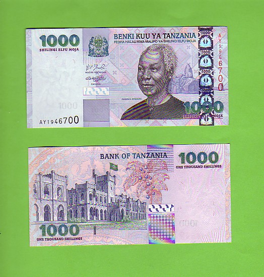 TANZANIA - 1000 Shillings/Julius Nyerere